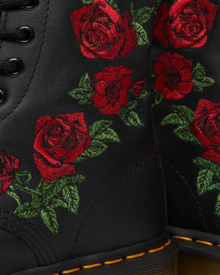 1460 8 Eye Dr. Martens Vonda Floral Leather Boots